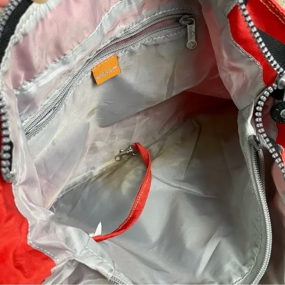 Kipling Sugar Small Red Handbag - Picture 9 of 11